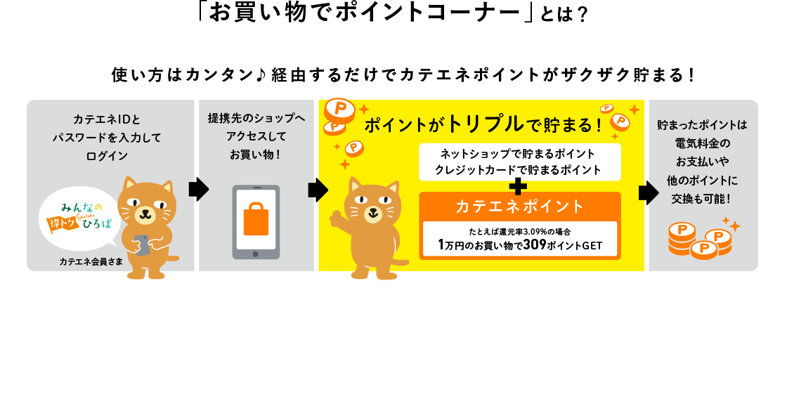 「お買い物でポイントコーナー」とは？